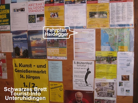 Werbung in Unteruhldingen