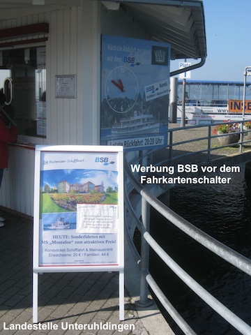 Werbung in Unteruhldingen