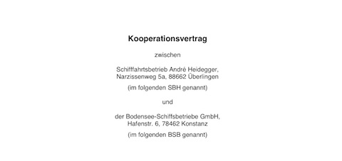 Werbung in Unteruhldingen