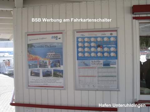 Werbung in Unteruhldingen