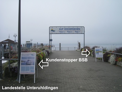 Werbung in Unteruhldingen